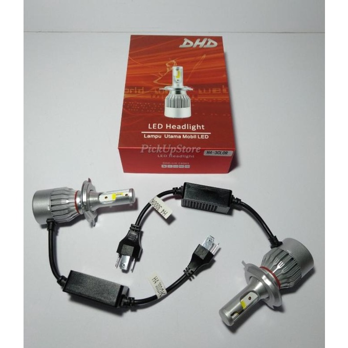 LED Headlight Lampu Utama Mobil DHD H4