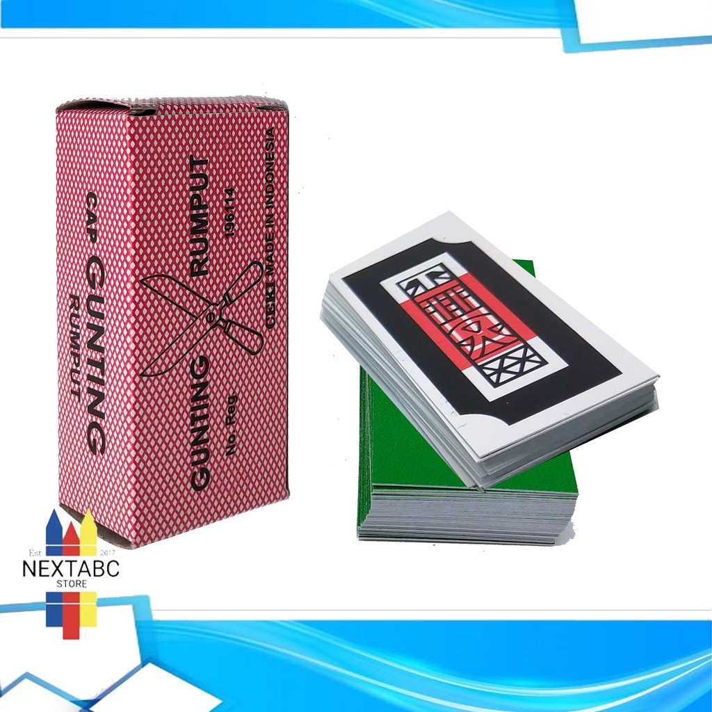 Kartu Ceki Cap Gunting Rumput | Lentrek Per Pack Kecil