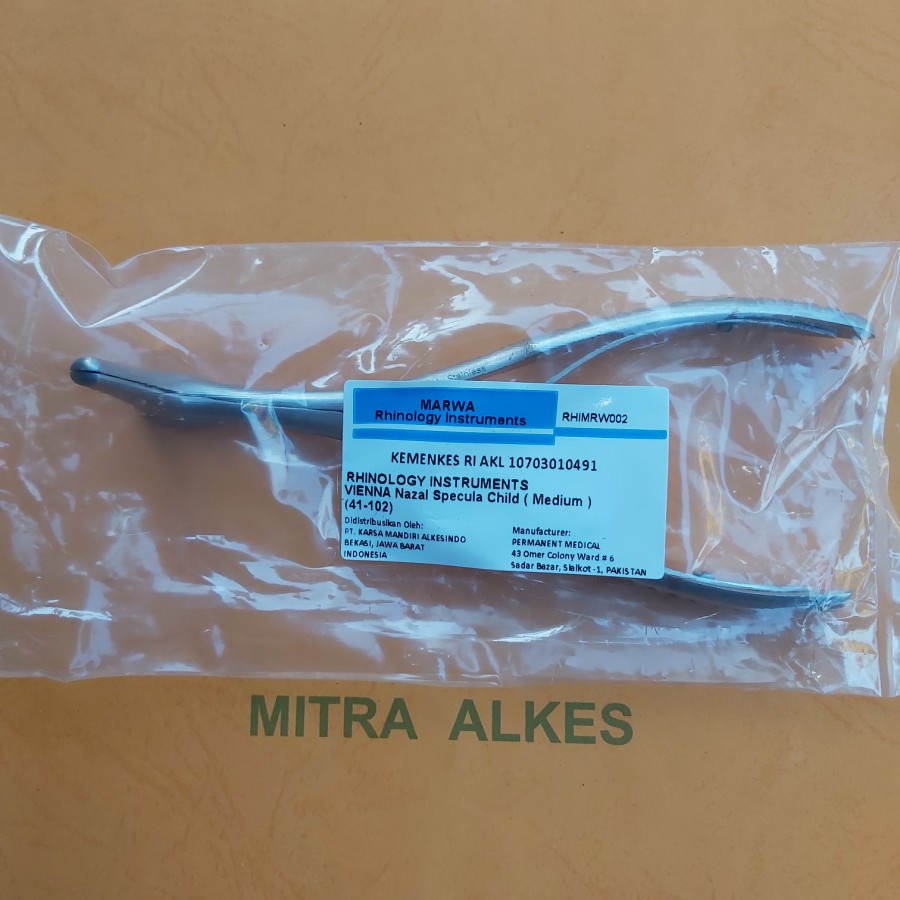 Spekulum Hidung Stainless. Nasal Speculum. Vienna Nazal Specula.