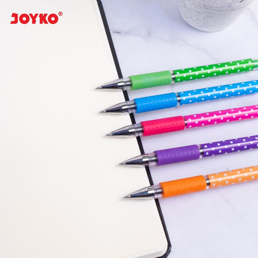 

Bolpoin Pulpen Ballpoint Semi Gel Pen Pena Joyko GP-180 Fresh 0.5 mm