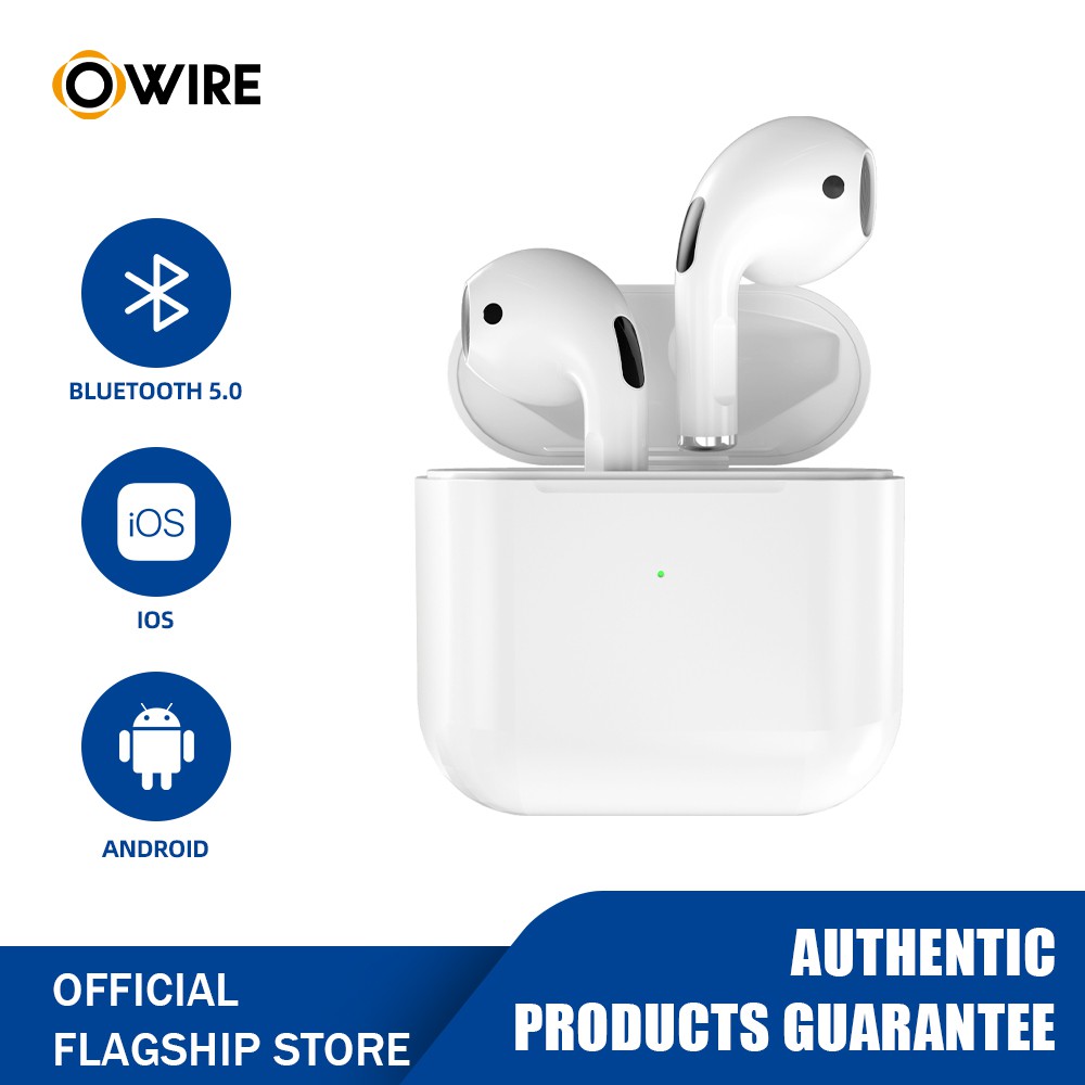 OWIRE Headset Bluetooth pro4 TWS  Earphone True Wireless Stereo HIFI Sentuh Earbud
