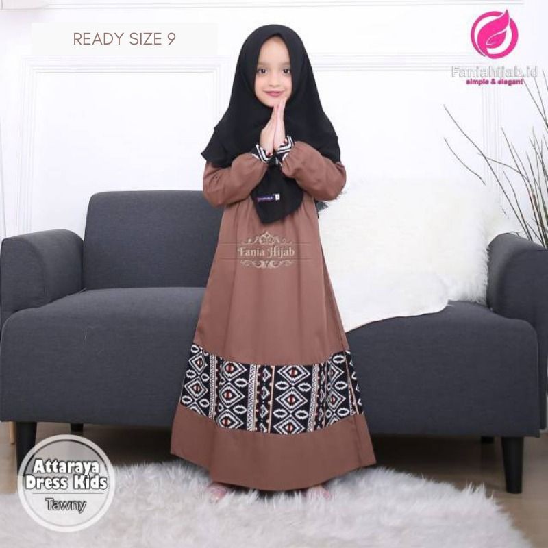 ATTARAYA DRESS KIDS BY FANIA HIJAB