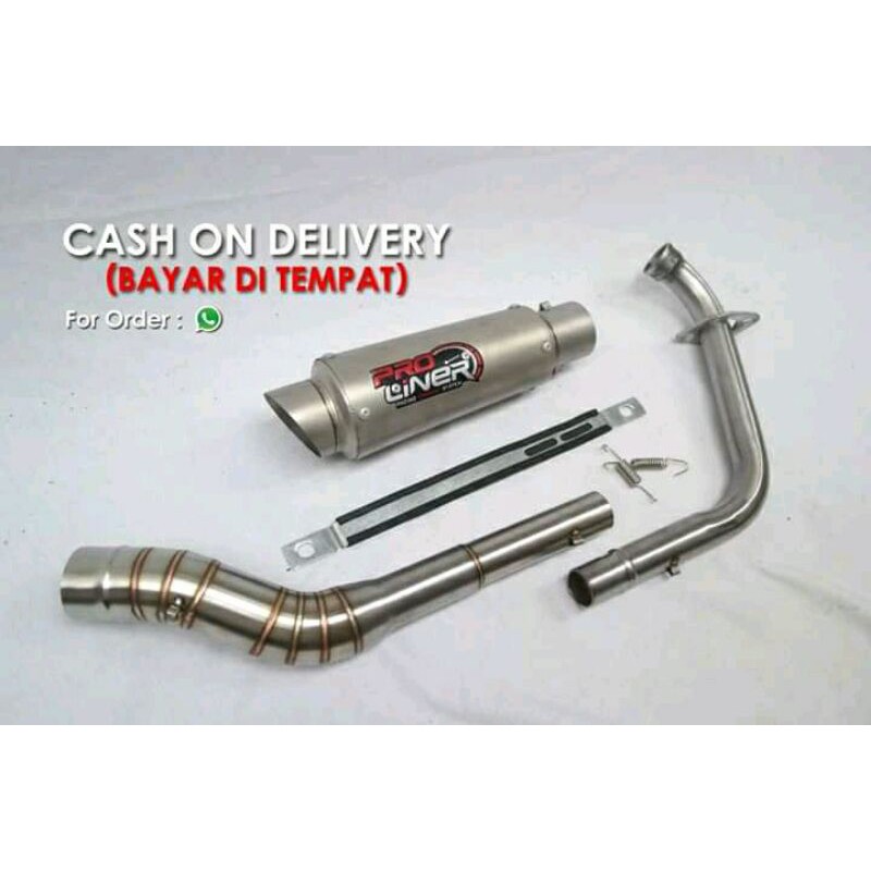 knalpot Racing Proliner samblas Vixion,Cbr150,Fu dl