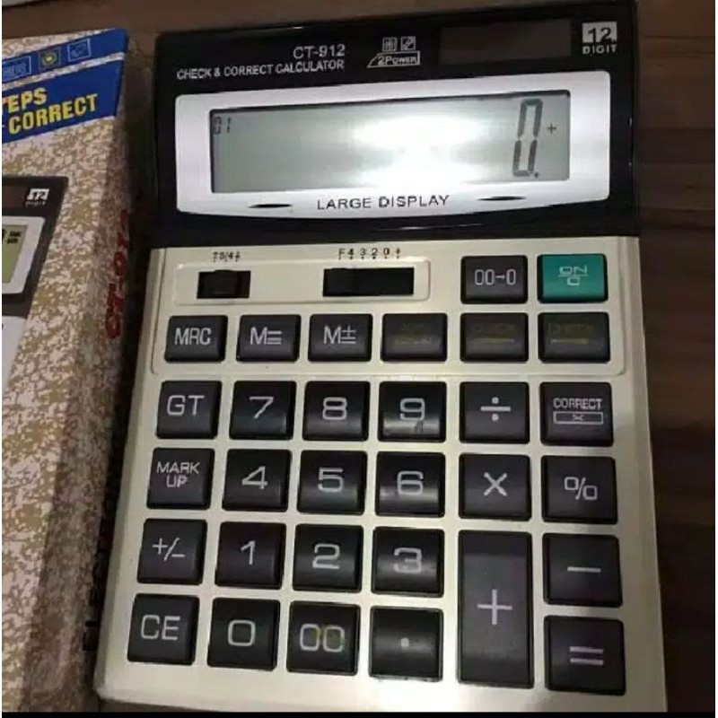 

Kalkulator CT-912 12 Digit Kalkulator Besar murah