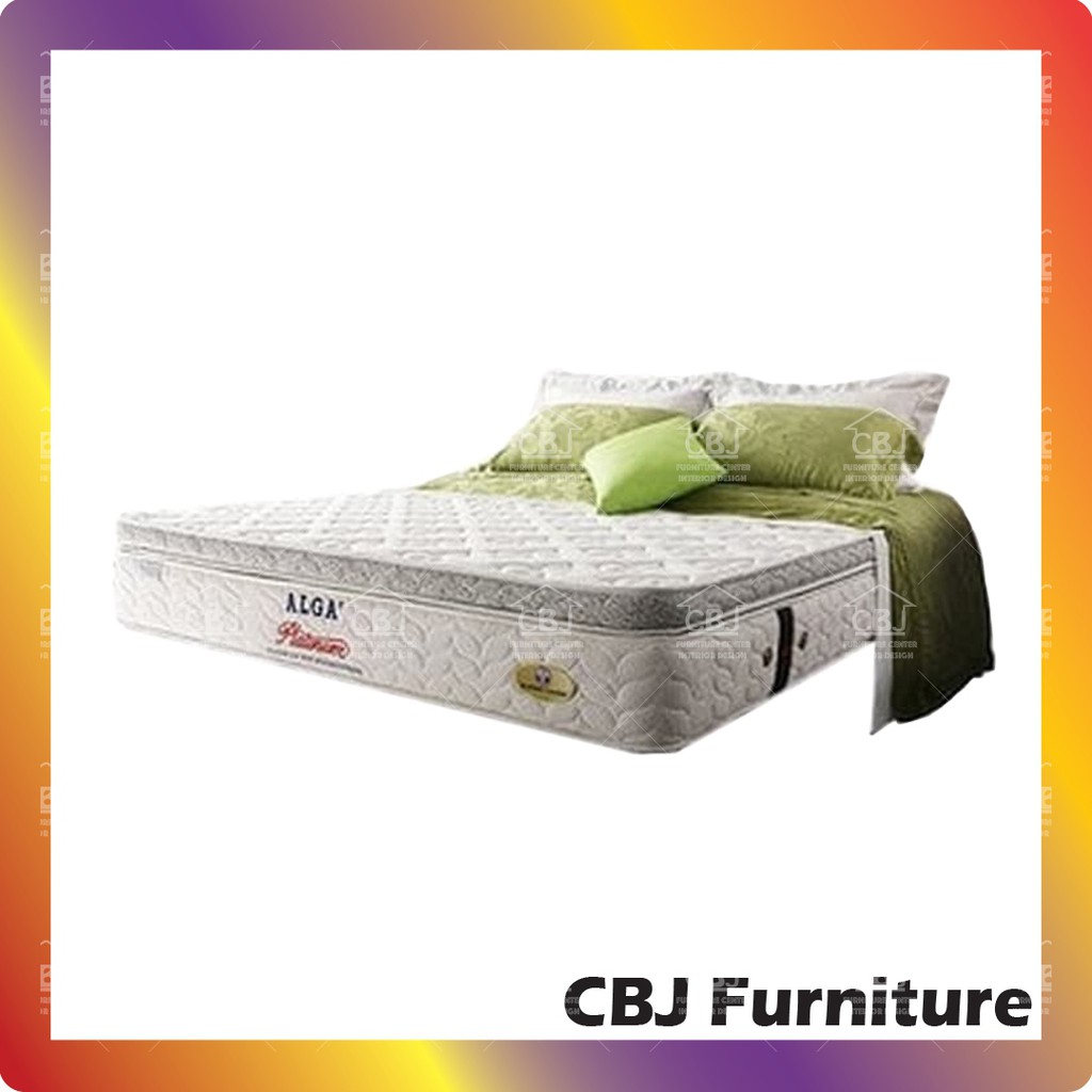 Alga Kasur Springbed Platinum Pillowtop Mini Pocket Spring Deluxe - Hanya Kasur - Khusus Jabodetabek