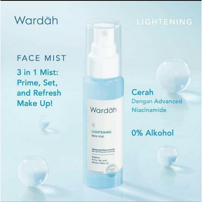 WARDAH Lightening Face Mist 60ml (Setting Spray)