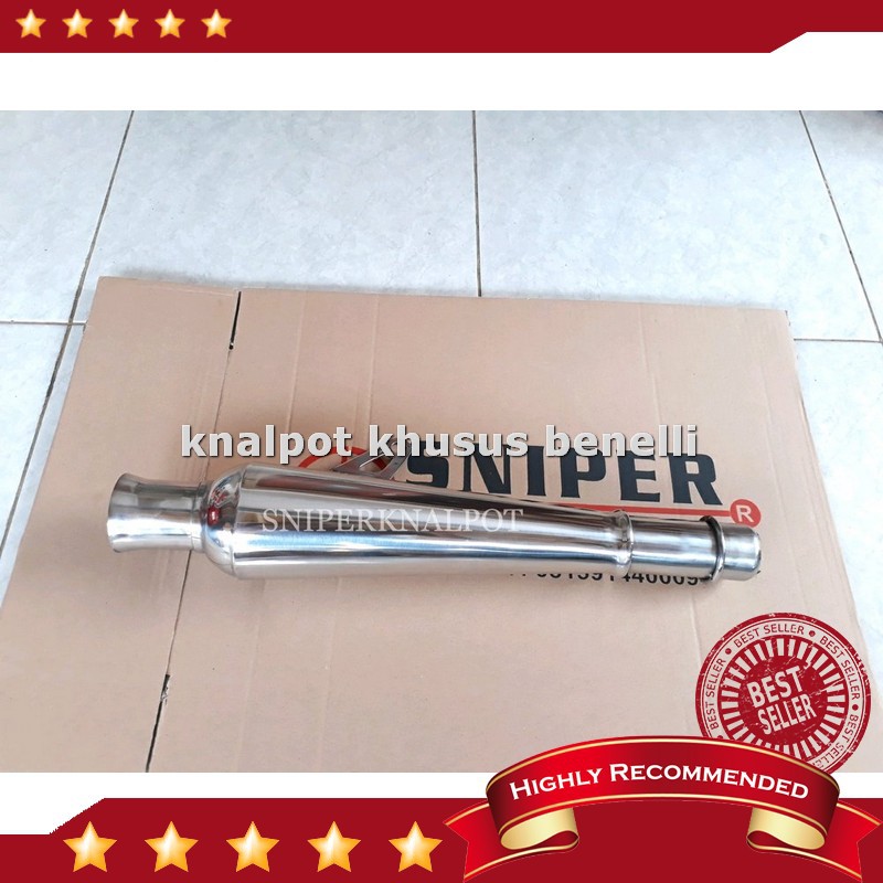 Murah Knalpot benelli motobi 200 evo stainless japan