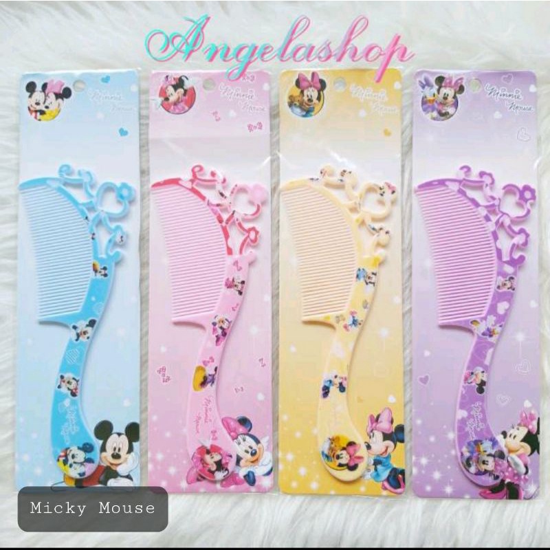 Sisir fancy hellokitty/Sisir karakter/Sisir fancy murah/Sisir fancy frozen ada 3 type