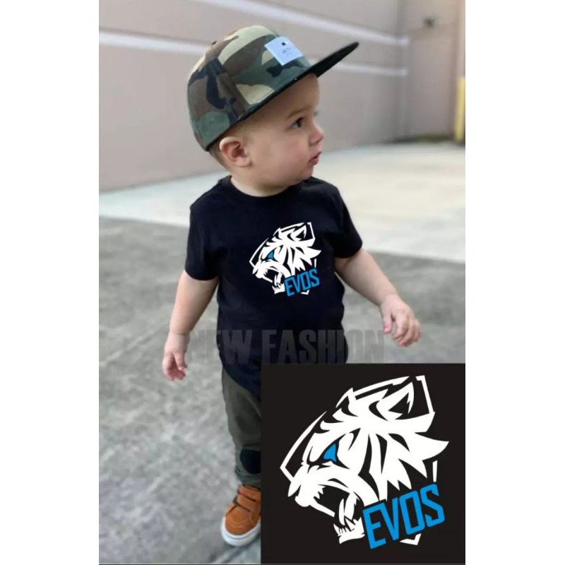 kaos anak anak terbaru motif EVOS/sale kaos anak anak