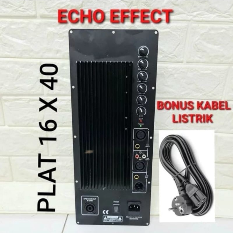 POWER KIT MESIN AMPLIFIER BUAT 12 15 INCH 1000 WATT 16 x 40 FREE KABEL