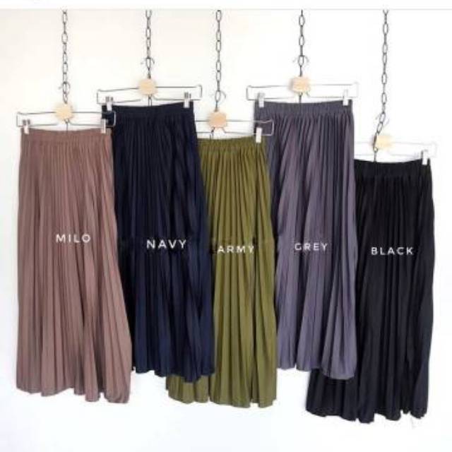 Rok Plisket Premium /Pleated Skirt / Rok Plisket Premium Import