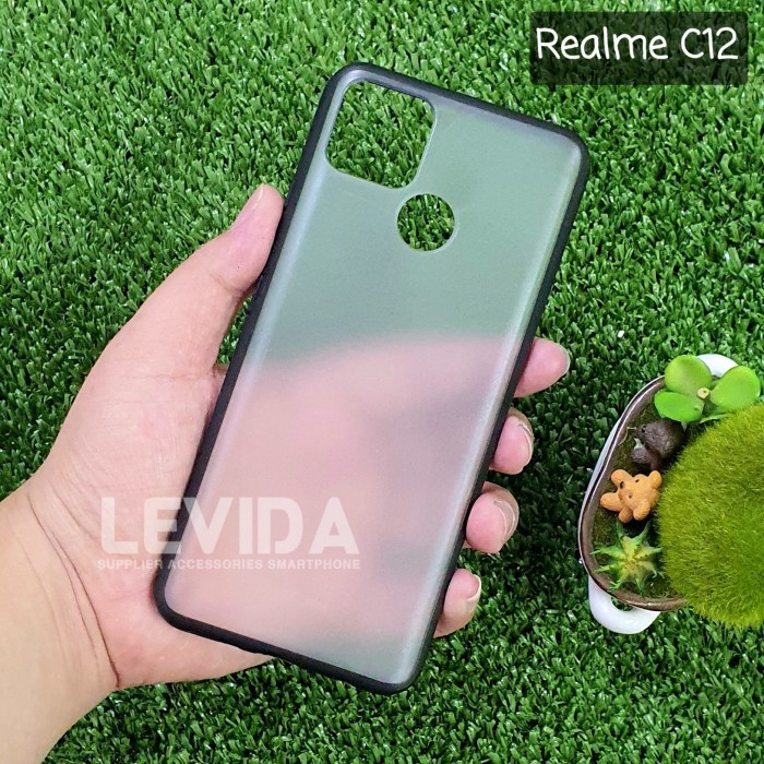 CASE REALME C12 FUZE CASE TRANSPARAN CASING REALME C12