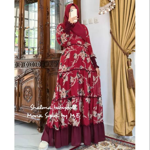 SHALMA DRESS ORIGINAL MONA SYAR'I by ME