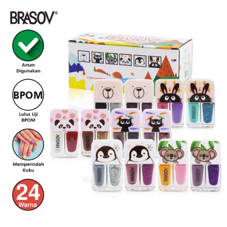 BRASOV Kutek / Cat Kuku Nail Polish 2 In 1