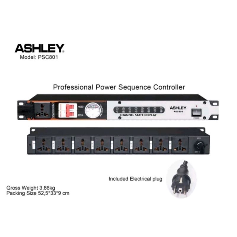 Power sequence controller ashley pcs801 power sequencer pcs 801 original