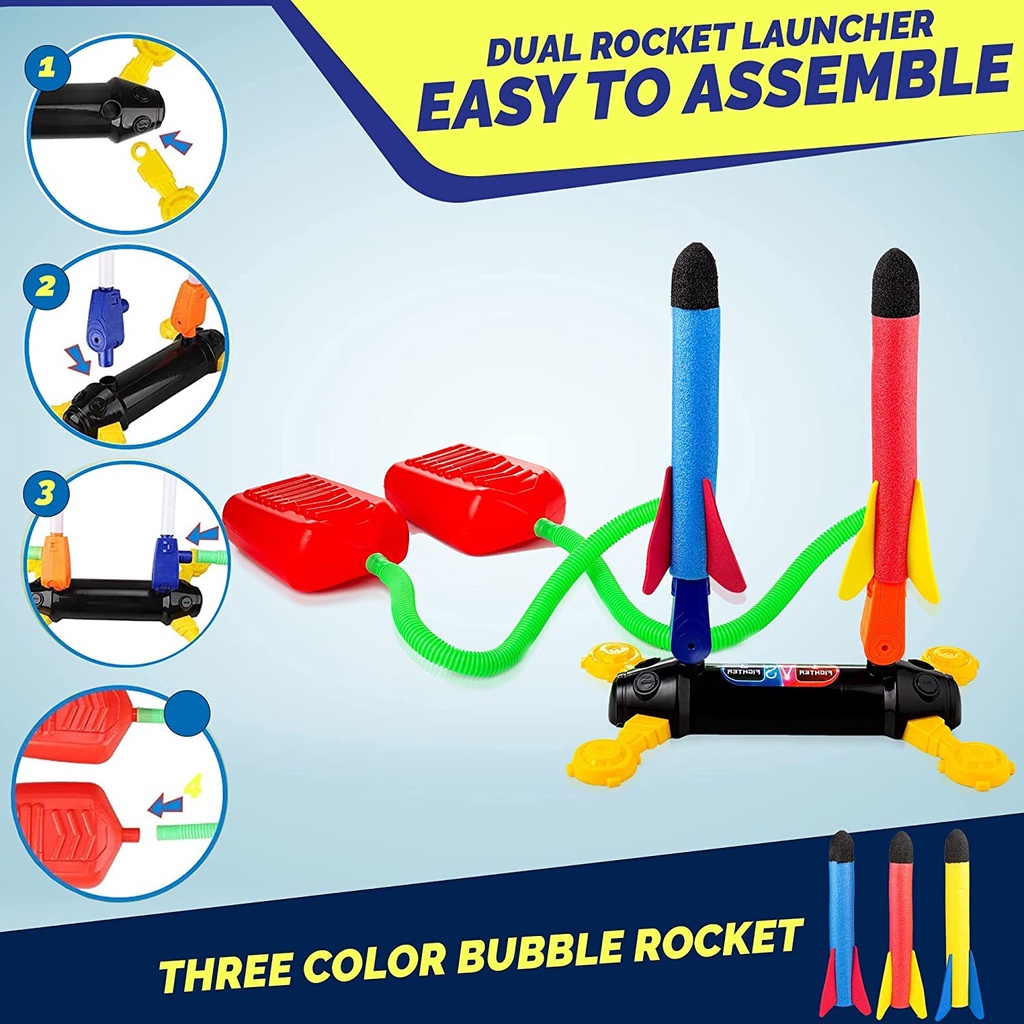 ITSOK TOY ROCKET LAUNCHER / MAINAN ROCKET / DUEL ROCKET LAUNCHER