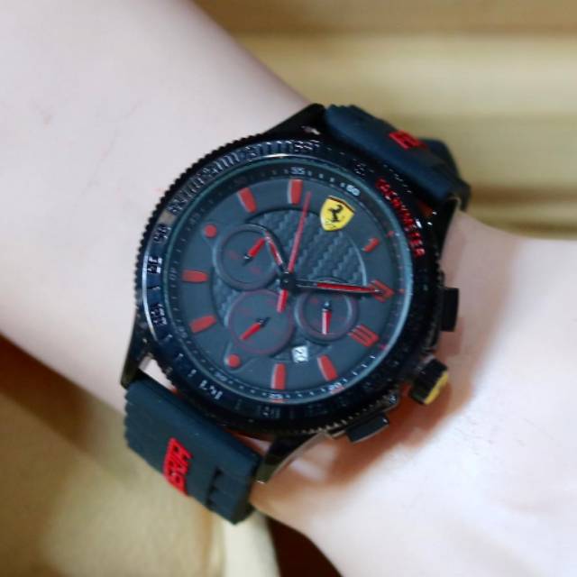 Jam Tangan Pria Ferrari California Crono Aktif - Jam Tangan Pria Ferrari Terlaris - Ferrari H04