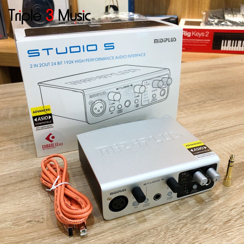 MIDIPLUS STUDIO S Soundcard Recording Triple3music