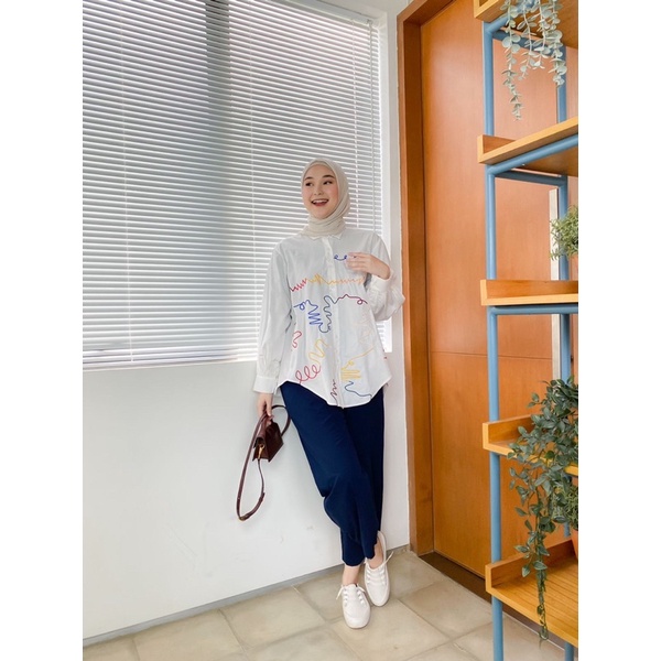 RURIK DOODLE EMBROIDERY SHIRT