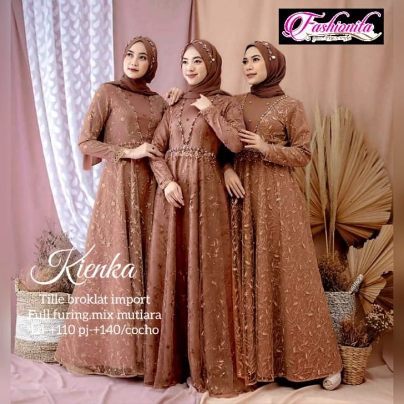 maxy dress pesta kondangan KIENKA MAXY