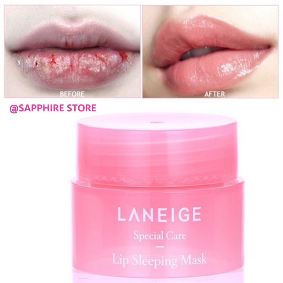 LANEIGE Lip Sleeping Mask Berry PINK 100% ORIGINAL Korea / Bibir Merah Bibir Pink Alami Tahan Lama / Lipbalm Liptint Pelembab Bibir Pemerah Bibir / Lipgloss Lipcream PINK / Kosmetik Wanita Make Up TERLARIS