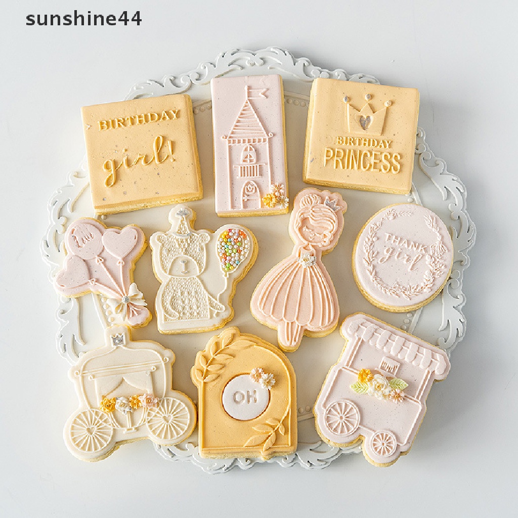 Sunshine Cetakan Emboss Fondant Kue Bentuk Bayi Bahan Akrilik