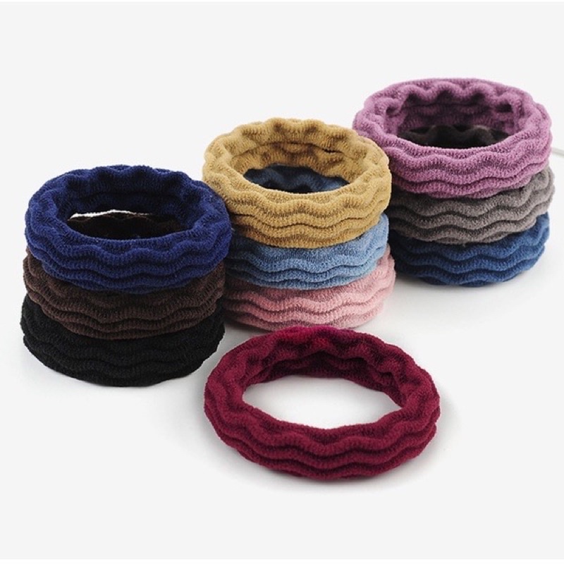 MJ Ikat Rambut Elastis / Hair Tie Rubber Band Mix Warna