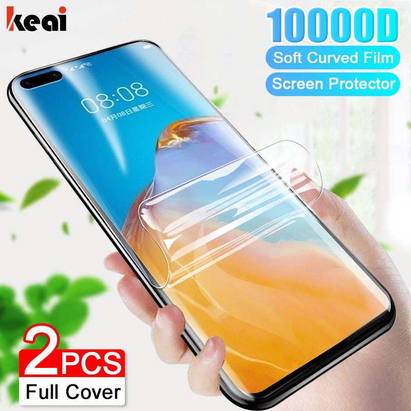 2Pcs Full Cover Hydrogel Film For Huawei Huawei Nova 2 Plus 2S 3 3E 3i 4 4e 5 5Z 6 6SE 7 7SE 8 8SE 5 5i 7 8 Pro Screen Protector Blueray Not Glass