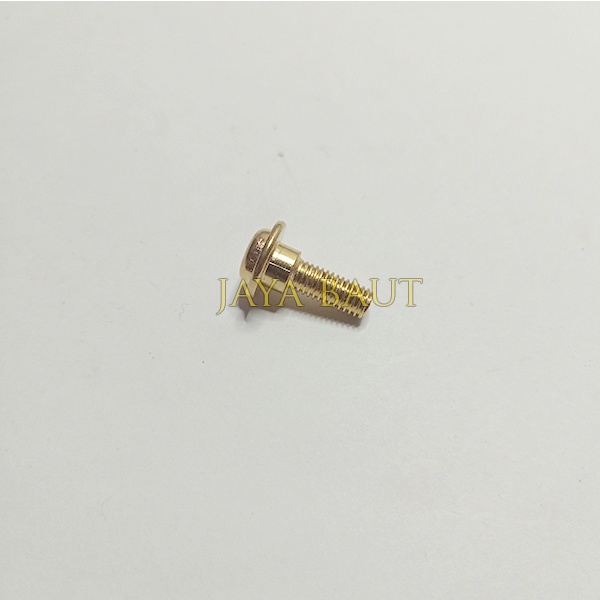 10 Pcs Baut Dasi 5x16 Gold / Baut Lexil 5x16 Gold / Baut Dasi Beat Vario