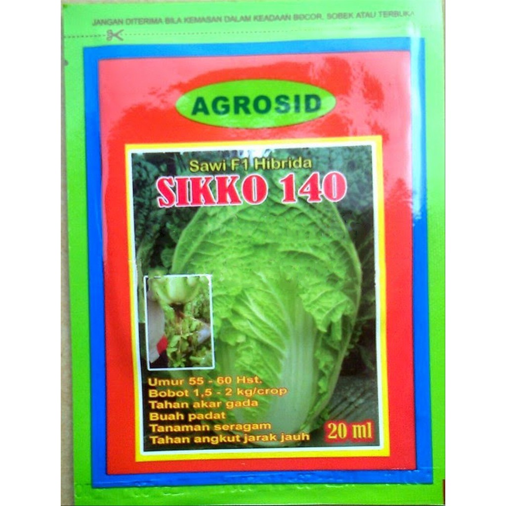 Order Langsung Benih Sawi Putih Sikko 140 Agrosid 20Ml Diskon