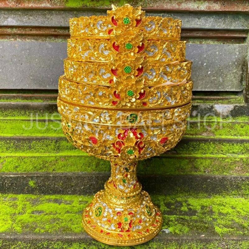 Dulang Susun 4 Motif Jempiring/ Prada Elit Super/ Bahan Fibber