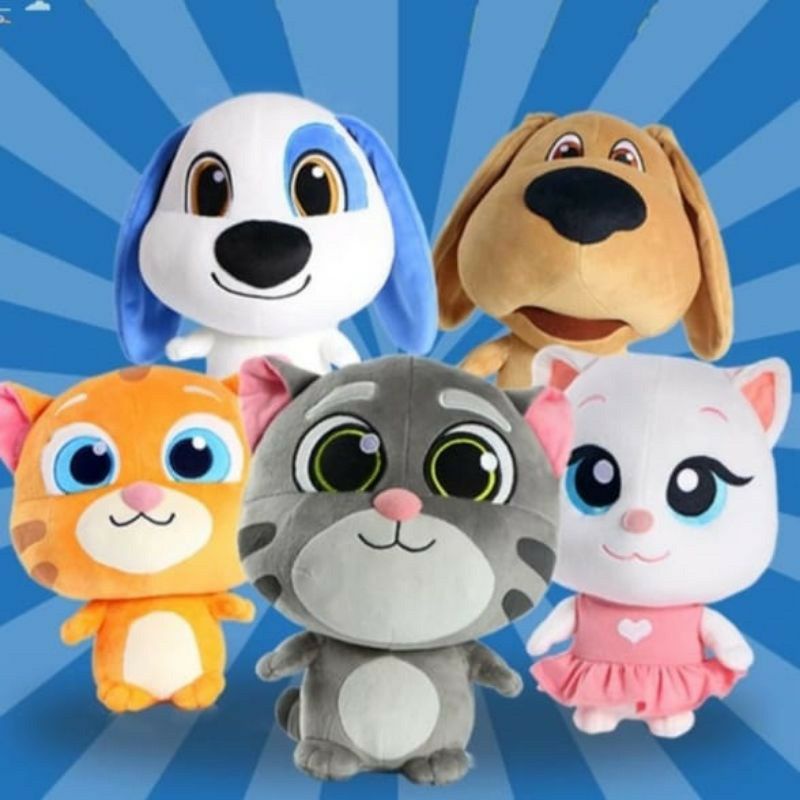 Jual Boneka Talking Tom Kucing Family Berukualitas 30CM SNI Shopee