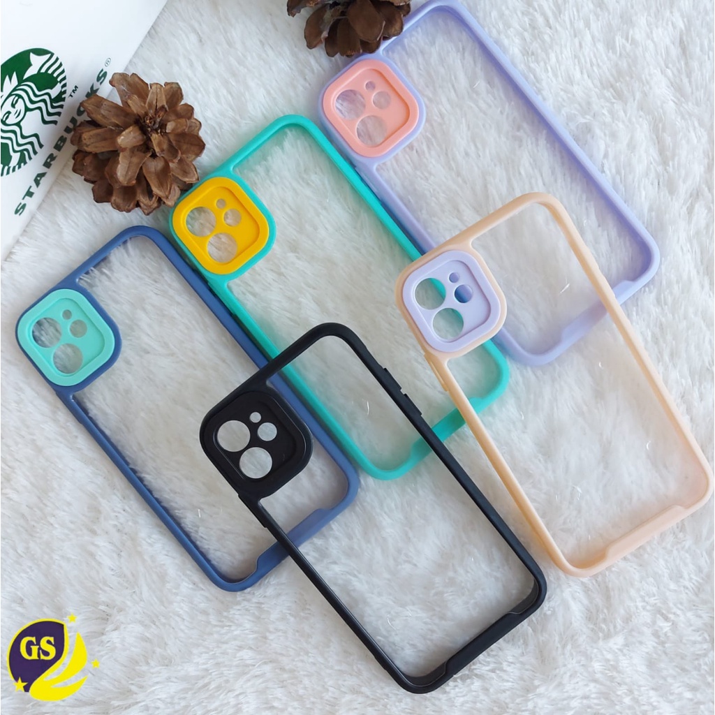 IPHONE 11 11 PRO 11 PRO MAX / IPHONE X XS XR XS MAX / IPHONE 7 8 PLUS 7+ 8+ Case Candy Pastel Bumper Shockproof Macaron Plating Acrylic Casing