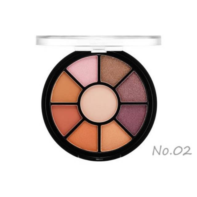 ODBO Lets Party Eyeshadow Palette #OD290 Thailand / Cosmetic / Shimmer Satin Glitter / Matte Natural