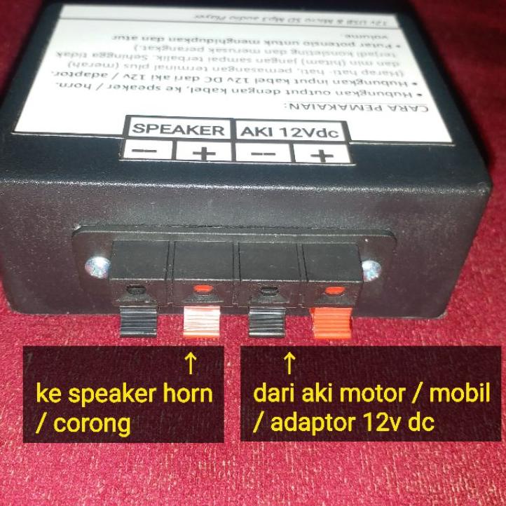 NEW  8.8 Ampli Mp3 player speaker jualan keliling pedagang asongan spiker rekam rekaman perekam dari