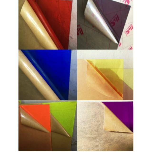 Acrylic akrilik  lembaran 2mm akrilik  warna  transparan 