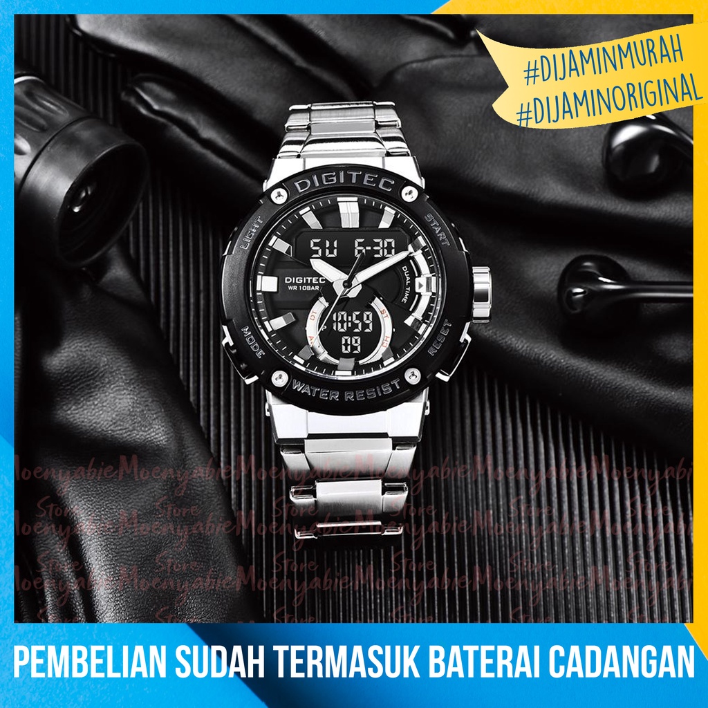 Digitec DG 3111T Original Dan Anti Air Jam Tangan Digitec Pria
