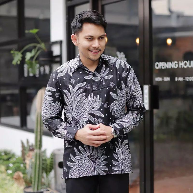 COD BAJU BATIK PRIA ORGINAL | BAJU BATIK PRIA Gus Azmi Syubbanul Muslimin Batik Katun Halus Hadroh