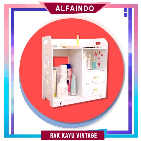 Alfaindo Rak kosmetik vintage Decorative Storage DS DOMESTIC Murah