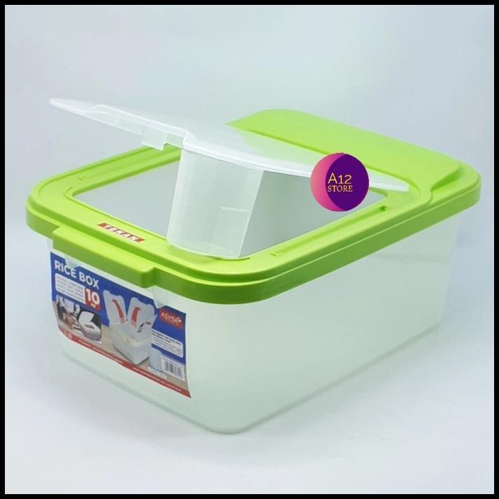 Rice Box 10Kg Tempat Beras Asvita