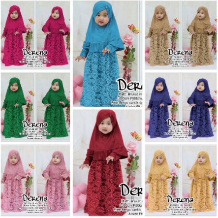 Gamis anak Nayla Kids/ gamis anak murah/ gamis brokat anak lucu.