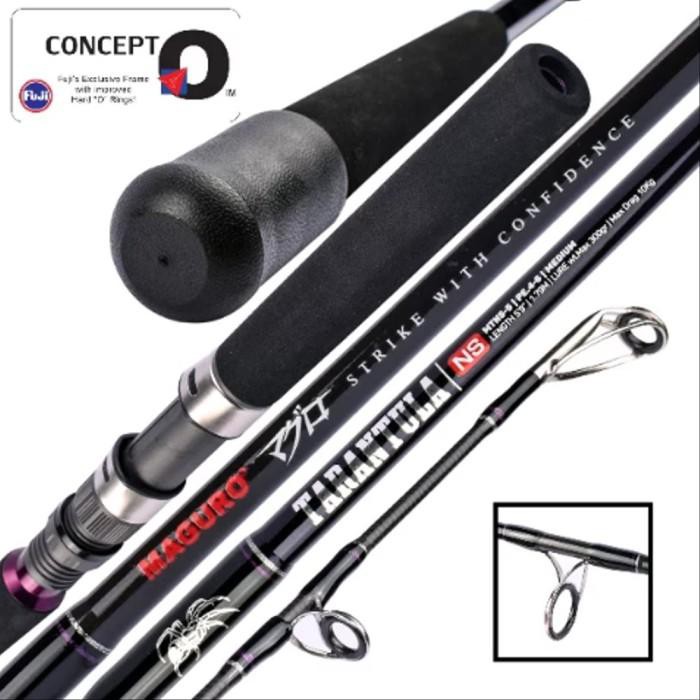 Joran Maguro TARANTULA NS | Jigging Rod | Fuji PE 1-3 | 2-5 | 4-6 - PE 1-3