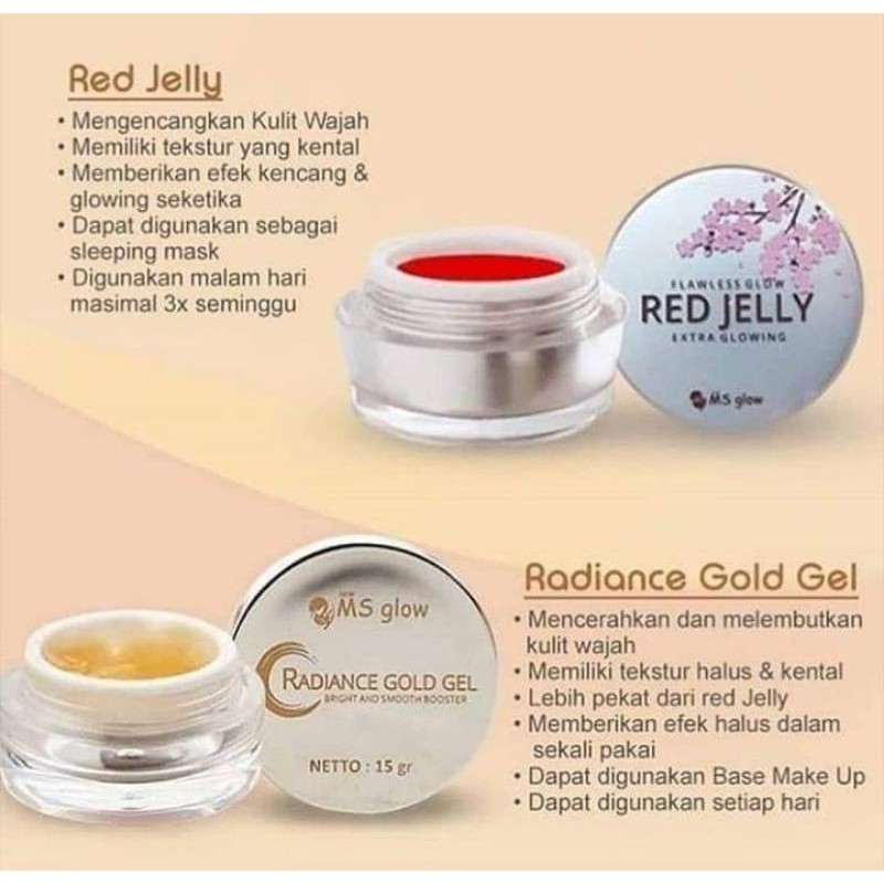 [ BISA COD ] RED JELLY &amp; RADIANCE GOLD