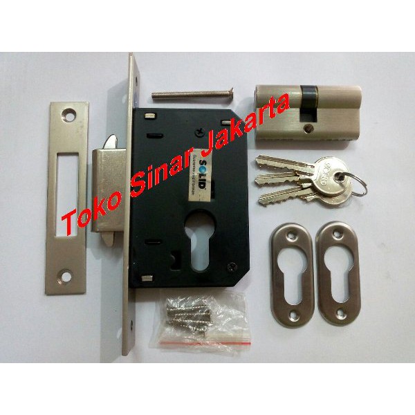 Termurah Kunci Pintu Dorong / Geser SOLID