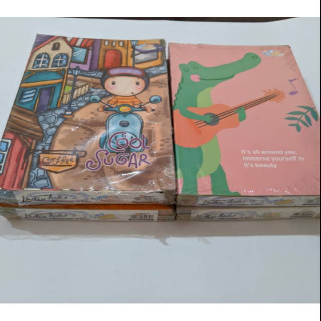 Buku Tulis Hipo Tjiwi Kimia boxy warna 42 lbr(6pcs)