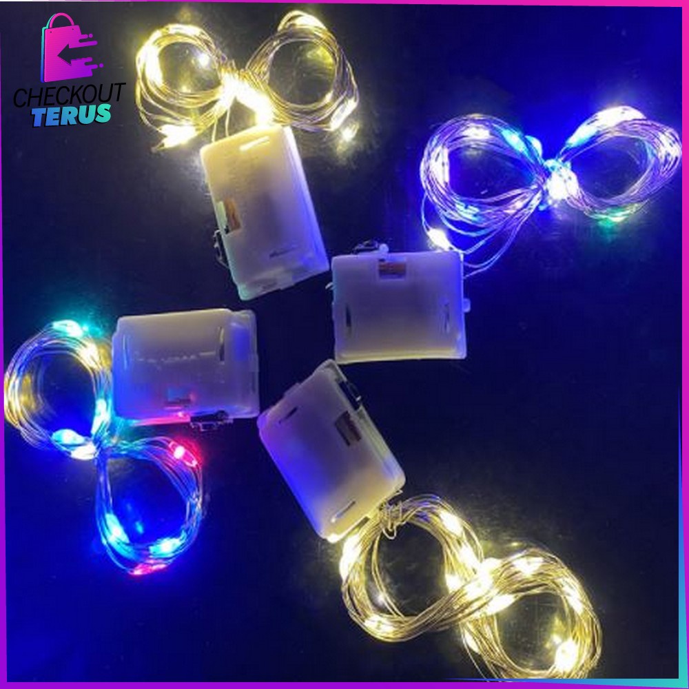 CT C438 Lampu Strip Fairy Light Tumblr Light Dekorasi Outdoor dan Indoor Lampu Led Kawat Lampu Kawat Led Tumblr