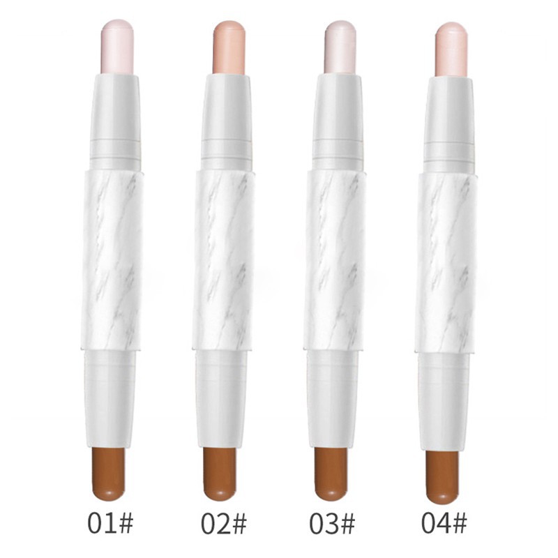 beauty.corner Double Head Concealer Whitening High Light Shadow Stick Concealer Pen