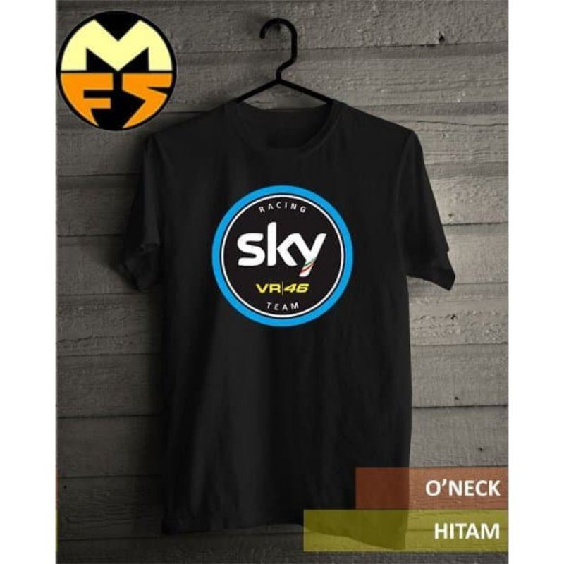 Kaos Baju Obral Combed 30S Distro SKY RACiNG TEAM VR 46 Rossi polos