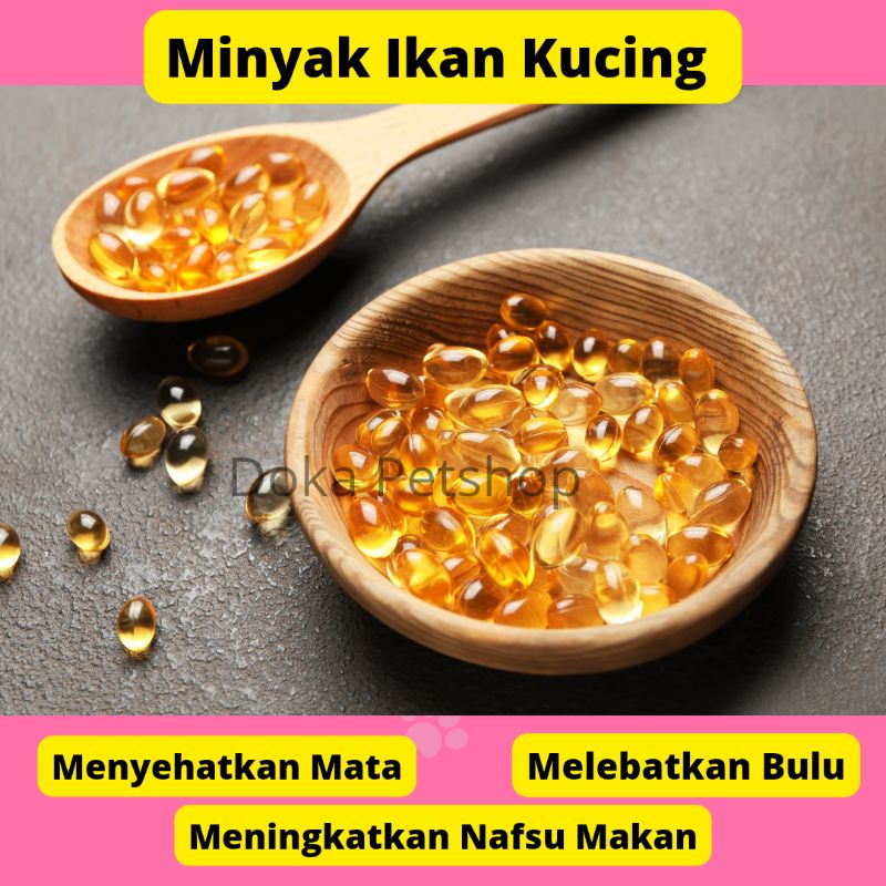 Minyak Ikan Kucing Premium Kaya Omega 3