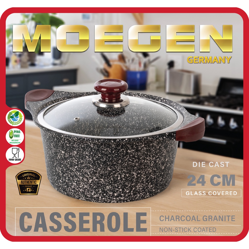 Moegen Germany 6 pcs Casserole Pot Granite Series